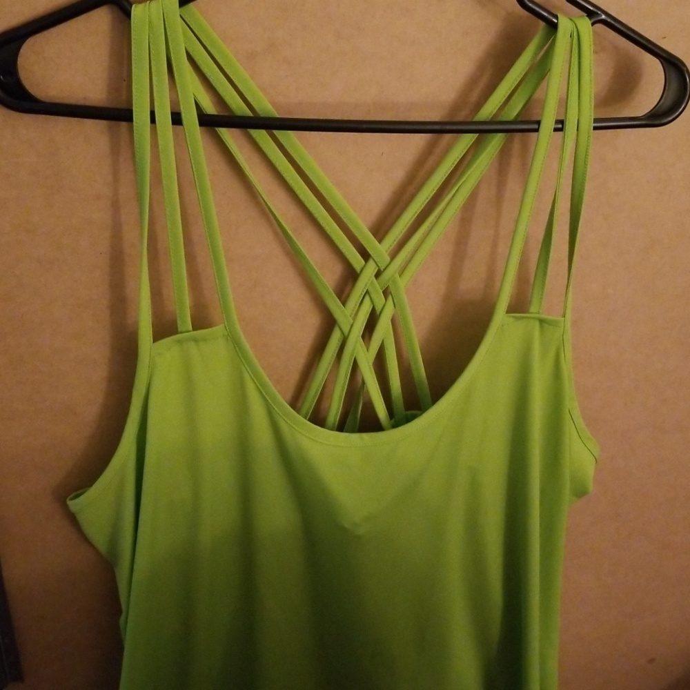 Lime green tank